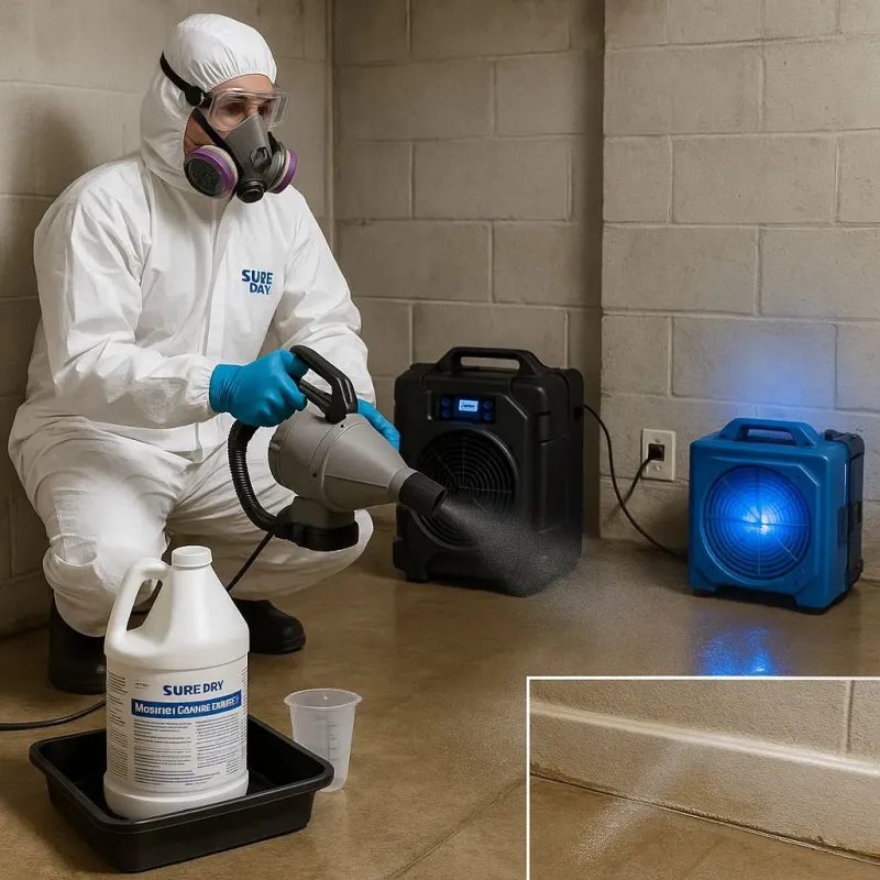 Sanitization and Odor Removal process in Franklin, WI