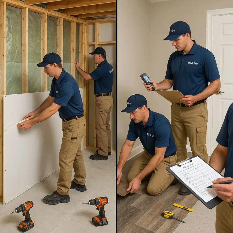 Repairs and Reconstruction process in Franklin, WI