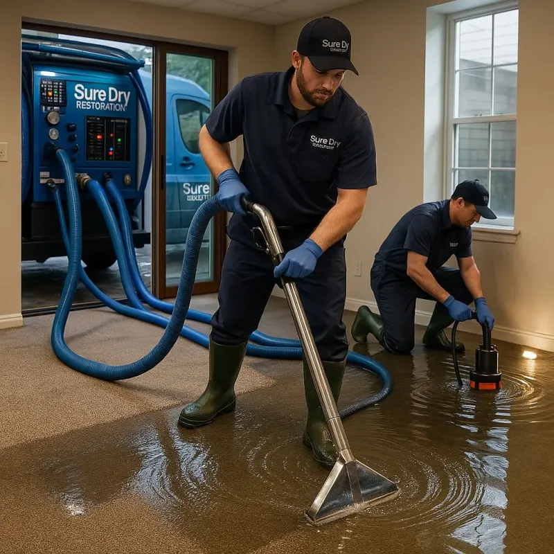 Water Extraction and Removal process in Franklin, WI